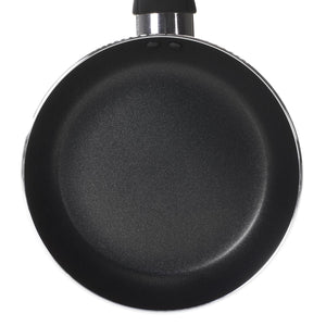 Royalford RF1259FP20 20cm Non-Stick Flat Fry Pan | Triple Layer Coating | 3mm Thick Aluminium Body | PFOA Free | Spin Bottom for Even Heat Distribution | Durable Design