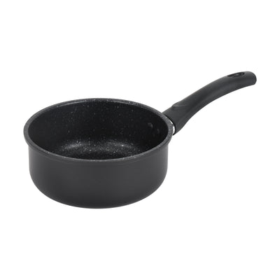 Royalford RF12628 Aurora Forged Aluminium Cookware Set 6 Pcs | Induction Compatible Granite Non-Stick Pots and Pans| Tempered Glass Lids| Durable 5-Layer Build Cooking