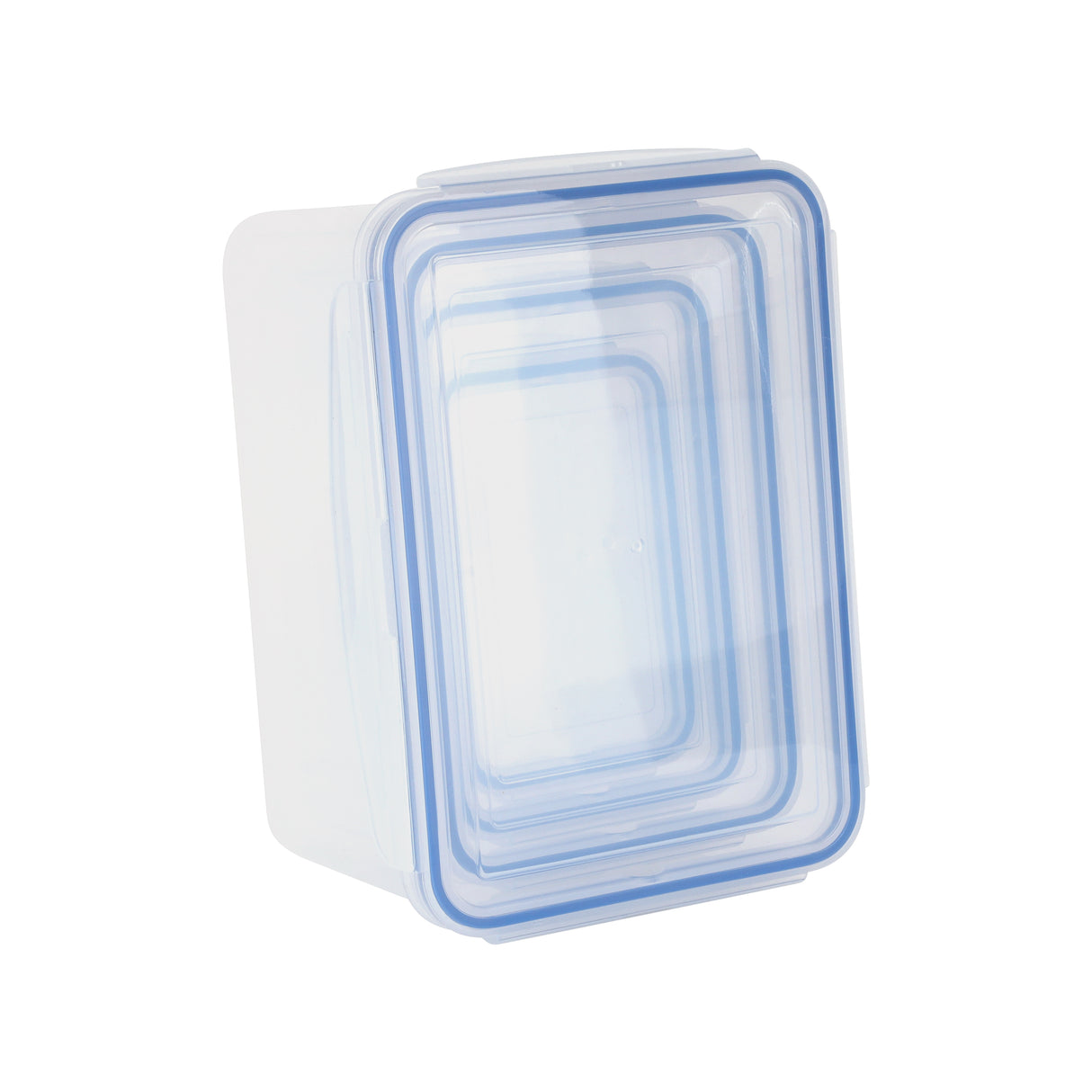 Royalford RF12630 4PCS Square Food Storage Container Set | BPA-Free PP Plastic Leak-Proof Lids | Freezer Safe Stackable Kitchen Storage Boxes for Fresh Food & Meal Prep