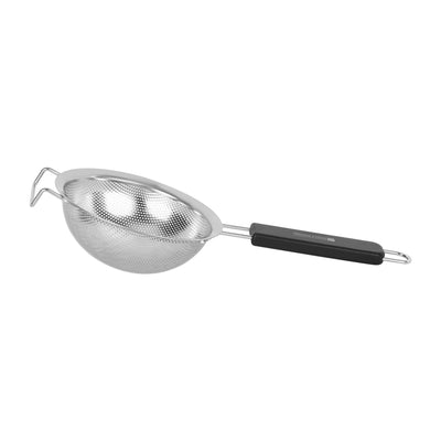Royalford RF12660 Stainless Steel Strainer | 20cm Extra Fine Mesh Kitchen Strainer | Long Non-Slip PP Handle | Dishwasher Safe Food Strainer for Pasta, Tea & Vegetables