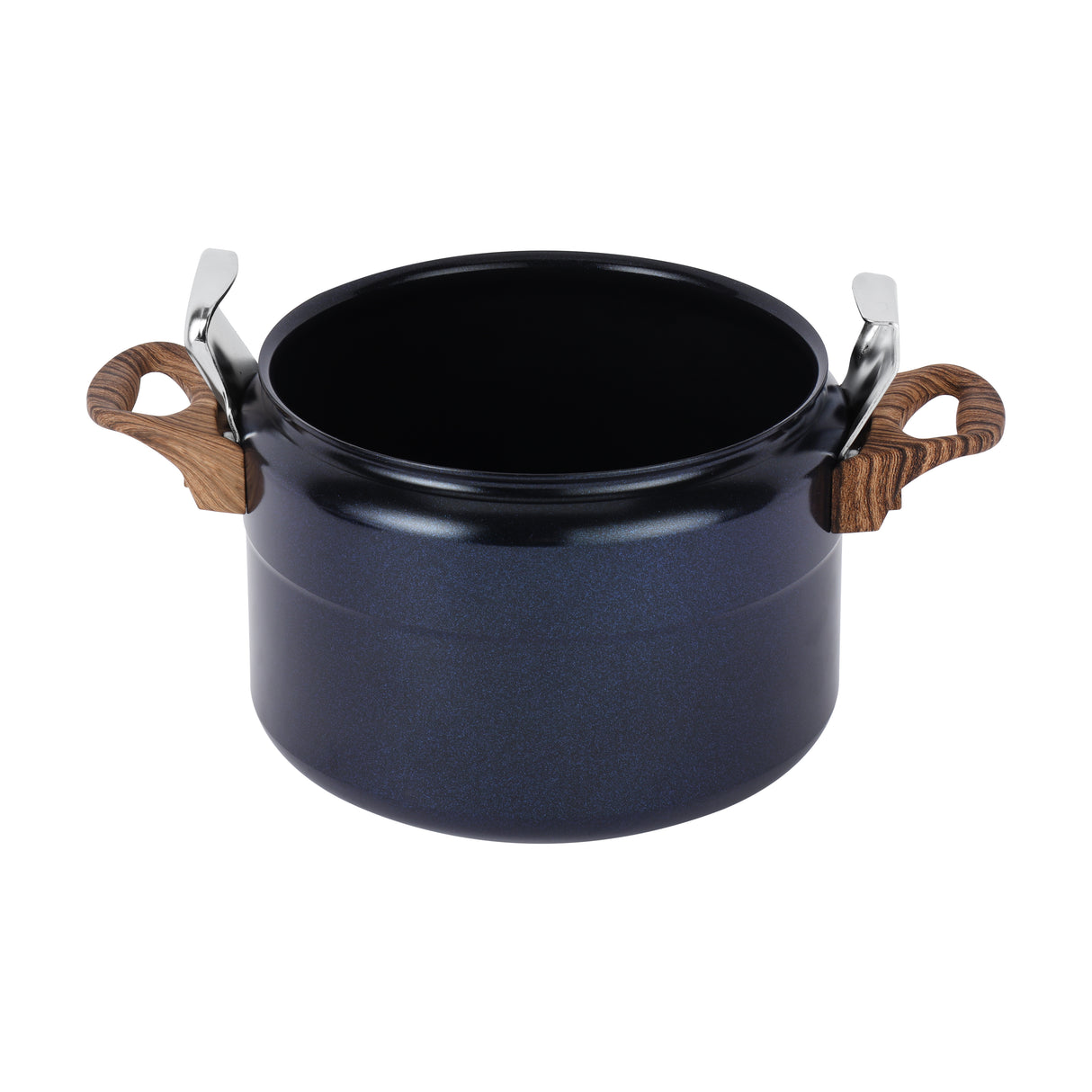 Royalford RF12663 Blueberry 7L Induction Base Pressure Cooker | Ceramic Non-Stick Interior | Extra Thick Three-Ply Base and 5 Years Warranty | Perfect for Family Cooking