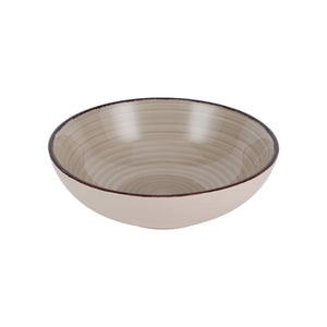 Royalford RF12669 Stoneware Soup Plate |  7.5 Inch Durable Deep Bowl Plate |  Microwave Dishwasher &  Freezer Safe |  Elegant Tableware for Soup, Pasta & Curry Serving