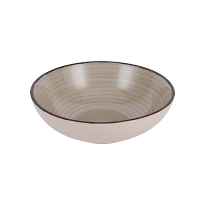 Royalford RF12669 Stoneware Soup Plate |  7.5 Inch Durable Deep Bowl Plate |  Microwave Dishwasher &  Freezer Safe |  Elegant Tableware for Soup, Pasta & Curry Serving