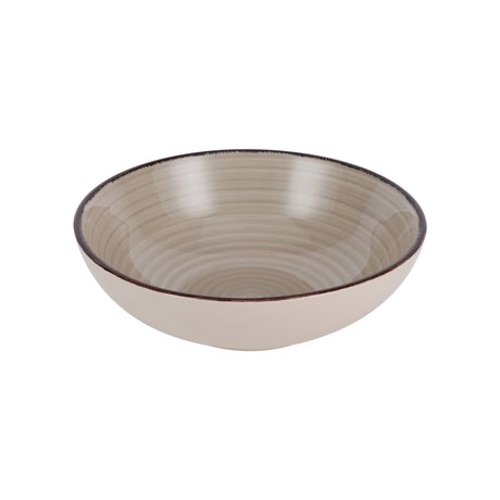 Royalford RF12669 Stoneware Soup Plate |  7.5 Inch Durable Deep Bowl Plate |  Microwave Dishwasher &  Freezer Safe |  Elegant Tableware for Soup, Pasta & Curry Serving