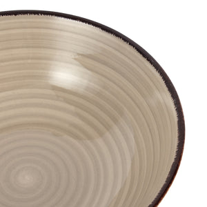 Royalford RF12669 Stoneware Soup Plate |  7.5 Inch Durable Deep Bowl Plate |  Microwave Dishwasher &  Freezer Safe |  Elegant Tableware for Soup, Pasta & Curry Serving