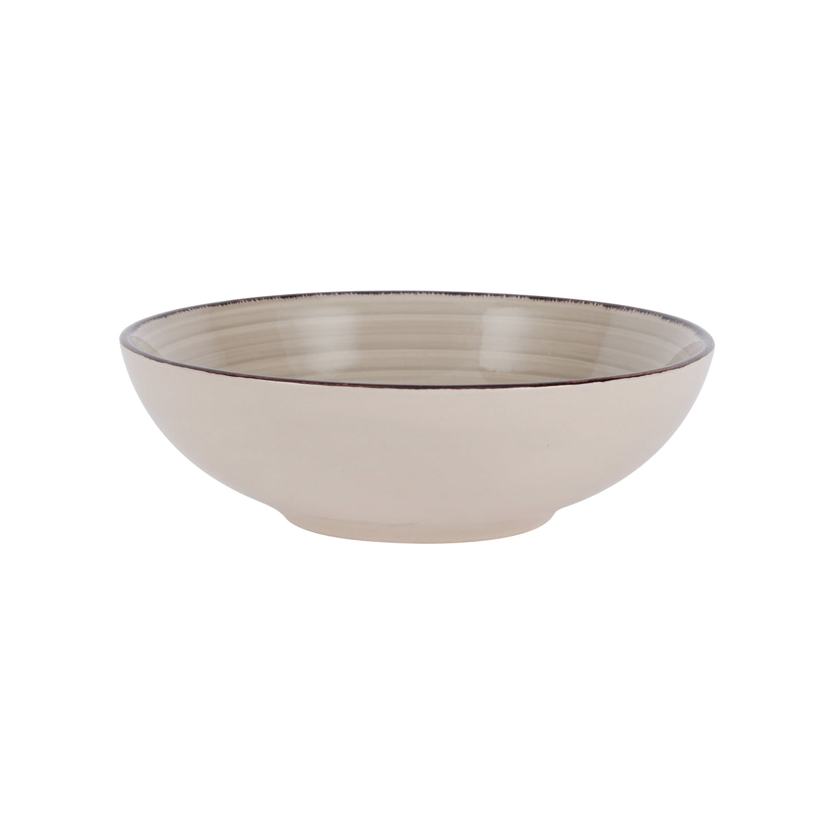 Royalford RF12669 Stoneware Soup Plate |  7.5 Inch Durable Deep Bowl Plate |  Microwave Dishwasher &  Freezer Safe |  Elegant Tableware for Soup, Pasta & Curry Serving