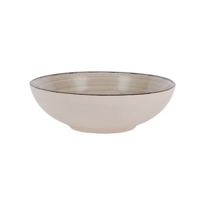 Royalford RF12669 Stoneware Soup Plate |  7.5 Inch Durable Deep Bowl Plate |  Microwave Dishwasher &  Freezer Safe |  Elegant Tableware for Soup, Pasta & Curry Serving