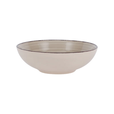Royalford RF12669 Stoneware Soup Plate |  7.5 Inch Durable Deep Bowl Plate |  Microwave Dishwasher &  Freezer Safe |  Elegant Tableware for Soup, Pasta & Curry Serving