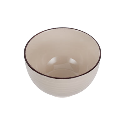 Royalford RF12670 Stoneware Bowl | 5.5 Inch Durable Serving Bowl | Microwave, Dishwasher  & Freezer Safe | Elegant Kitchen Tableware for Soup, Snacks & Dessert Use