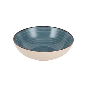Royalford RF12673 Stoneware Soup Plate | 7.5 Inch Size |  Durable, Microwave, Dishwasher & Freezer Safe Design  | Elegant Serving Plate for Soup, Pasta &  Salad