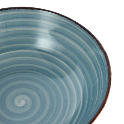 Royalford RF12673 Stoneware Soup Plate | 7.5 Inch Size |  Durable, Microwave, Dishwasher & Freezer Safe Design  | Elegant Serving Plate for Soup, Pasta &  Salad
