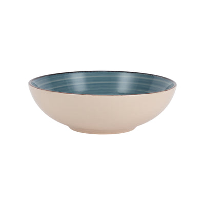 Royalford RF12673 Stoneware Soup Plate | 7.5 Inch Size |  Durable, Microwave, Dishwasher & Freezer Safe Design  | Elegant Serving Plate for Soup, Pasta &  Salad
