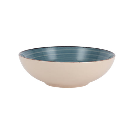 Royalford RF12673 Stoneware Soup Plate | 7.5 Inch Size |  Durable, Microwave, Dishwasher & Freezer Safe Design  | Elegant Serving Plate for Soup, Pasta &  Salad