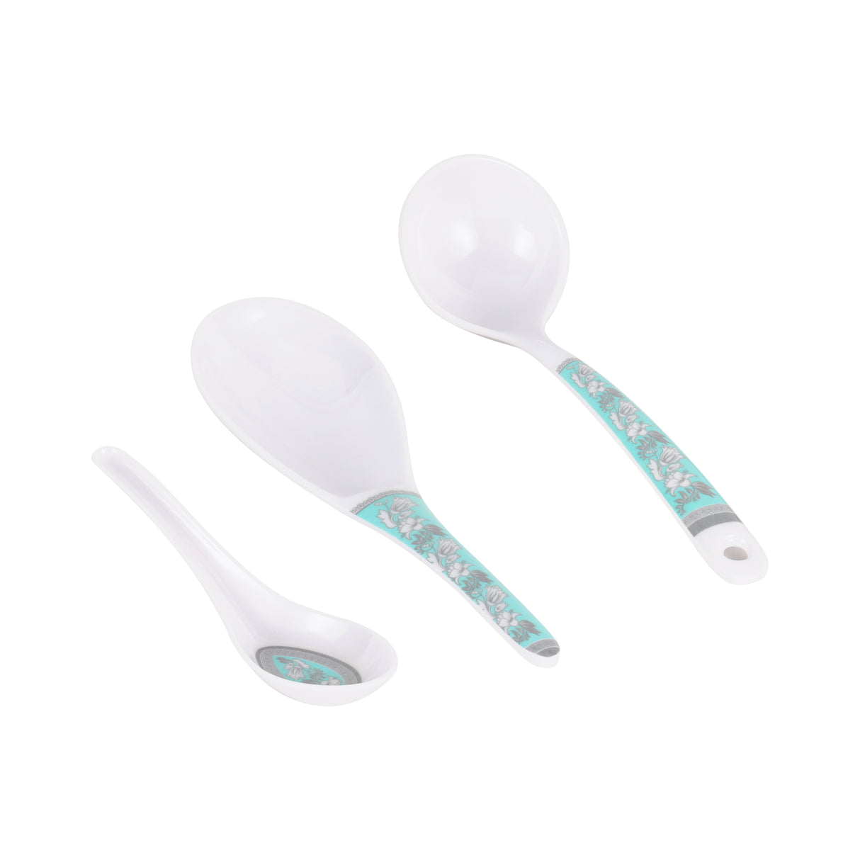 Royalford RF12676 Melamine Dinner Set 70 Pcs | Durable & Elegant Premium Melamine Tableware with Plates, Bowls & Serving Spoons for Home, Restaurant & Special Occasions