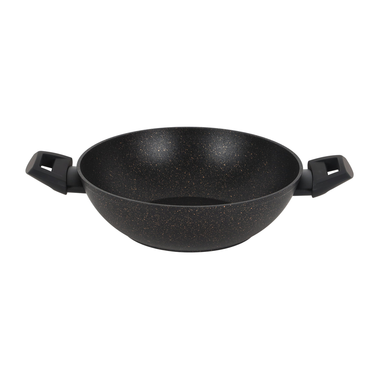 Royalford RF12677 Authentic Forged Aluminium 12-Piece Granite Coated Cookware Set with Glass Lids | 5-Layer Non-Stick, Induction Compatible Pots & Pans for Home Cooking