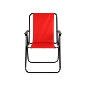 Royalford RF12688 Foldable Camping Chair | Strong Metal Frame | Waterproof and  Stain-Resistant Fabric | Portable Outdoor Garden, Beach &  Fishing Chair with Armrests