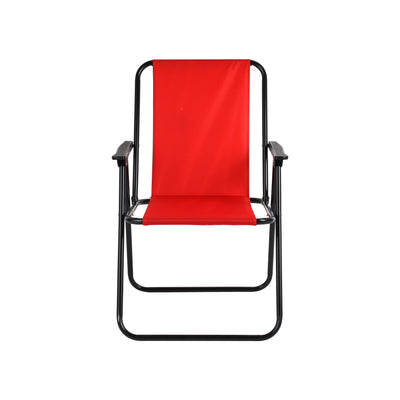 Royalford RF12688 Foldable Camping Chair | Strong Metal Frame | Waterproof and  Stain-Resistant Fabric | Portable Outdoor Garden, Beach &  Fishing Chair with Armrests