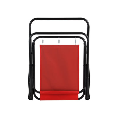 Royalford RF12688 Foldable Camping Chair | Strong Metal Frame | Waterproof and  Stain-Resistant Fabric | Portable Outdoor Garden, Beach &  Fishing Chair with Armrests