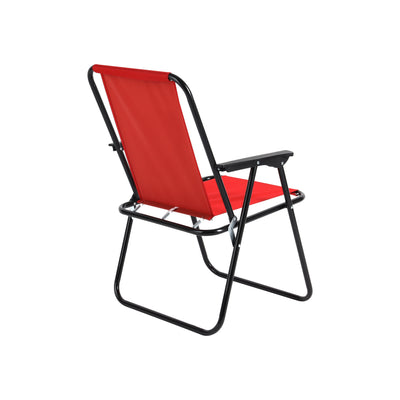 Royalford RF12688 Foldable Camping Chair | Strong Metal Frame | Waterproof and  Stain-Resistant Fabric | Portable Outdoor Garden, Beach &  Fishing Chair with Armrests