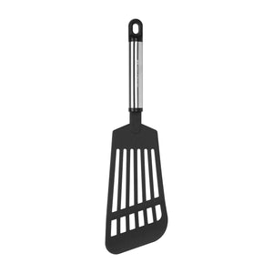 RoyalFord RF12691 4 Piece Nylon Kitchen Tools Set | Stainless Steel Handle | BPA Free | Heat Resistant Cooking Utensils Turner, Skimmer, Spoon &  Spatula Set | Durable