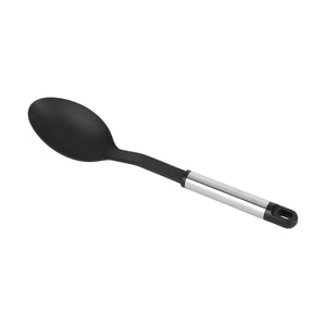 RoyalFord RF12691 4 Piece Nylon Kitchen Tools Set | Stainless Steel Handle | BPA Free | Heat Resistant Cooking Utensils Turner, Skimmer, Spoon &  Spatula Set | Durable