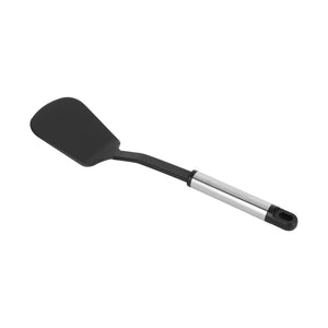 RoyalFord RF12691 4 Piece Nylon Kitchen Tools Set | Stainless Steel Handle | BPA Free | Heat Resistant Cooking Utensils Turner, Skimmer, Spoon &  Spatula Set | Durable