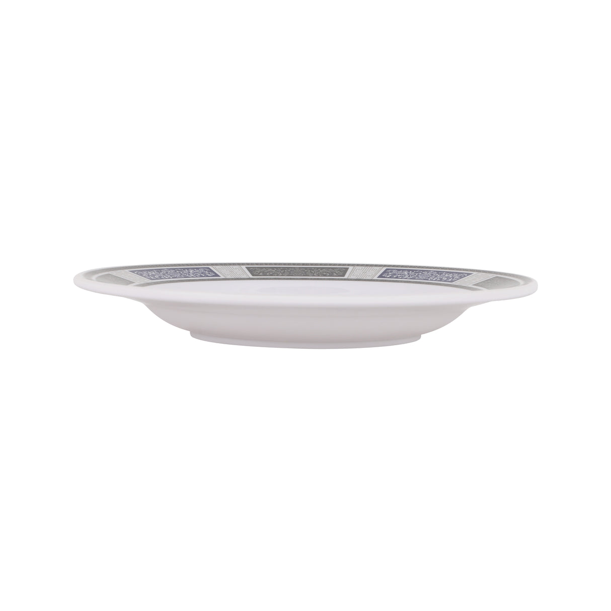 Royalford RF12706 10" melamine deep dinner plate| lightweight & chip-resistant with durable build| dishwasher & freezer safe, ideal for serving meals with style|