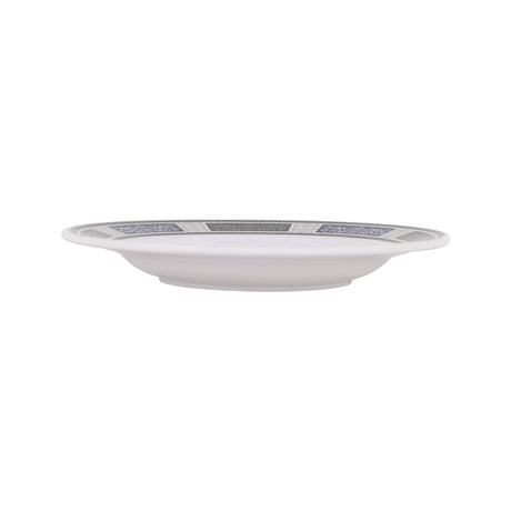 Royalford RF12706 10" melamine deep dinner plate| lightweight & chip-resistant with durable build| dishwasher & freezer safe, ideal for serving meals with style|