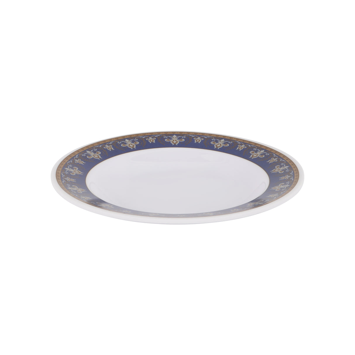 Royalford RF12706 10" melamine deep dinner plate| lightweight & chip-resistant with durable build| dishwasher & freezer safe, ideal for serving meals with style|