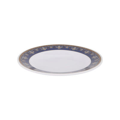 Royalford RF12706 10" melamine deep dinner plate| lightweight & chip-resistant with durable build| dishwasher & freezer safe, ideal for serving meals with style|