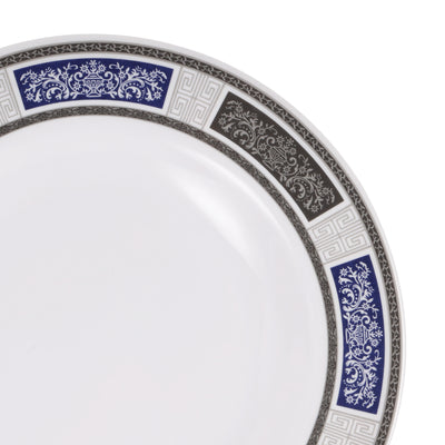 Royalford RF12706 10" melamine deep dinner plate| lightweight & chip-resistant with durable build| dishwasher & freezer safe, ideal for serving meals with style|