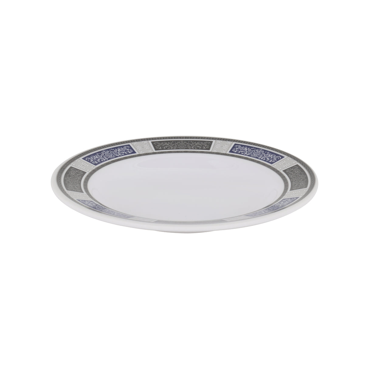 Royalford RF12706 10" melamine deep dinner plate| lightweight & chip-resistant with durable build| dishwasher & freezer safe, ideal for serving meals with style|