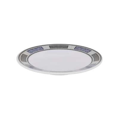 Royalford RF12706 10" melamine deep dinner plate| lightweight & chip-resistant with durable build| dishwasher & freezer safe, ideal for serving meals with style|
