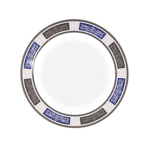Royalford RF12706 10" melamine deep dinner plate| lightweight & chip-resistant with durable build| dishwasher & freezer safe, ideal for serving meals with style|