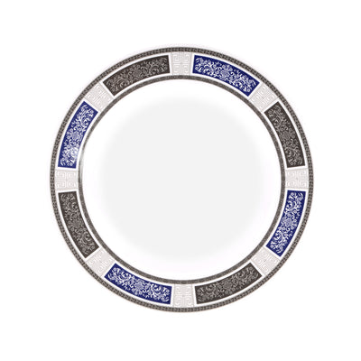 Royalford RF12706 10" melamine deep dinner plate| lightweight & chip-resistant with durable build| dishwasher & freezer safe, ideal for serving meals with style|