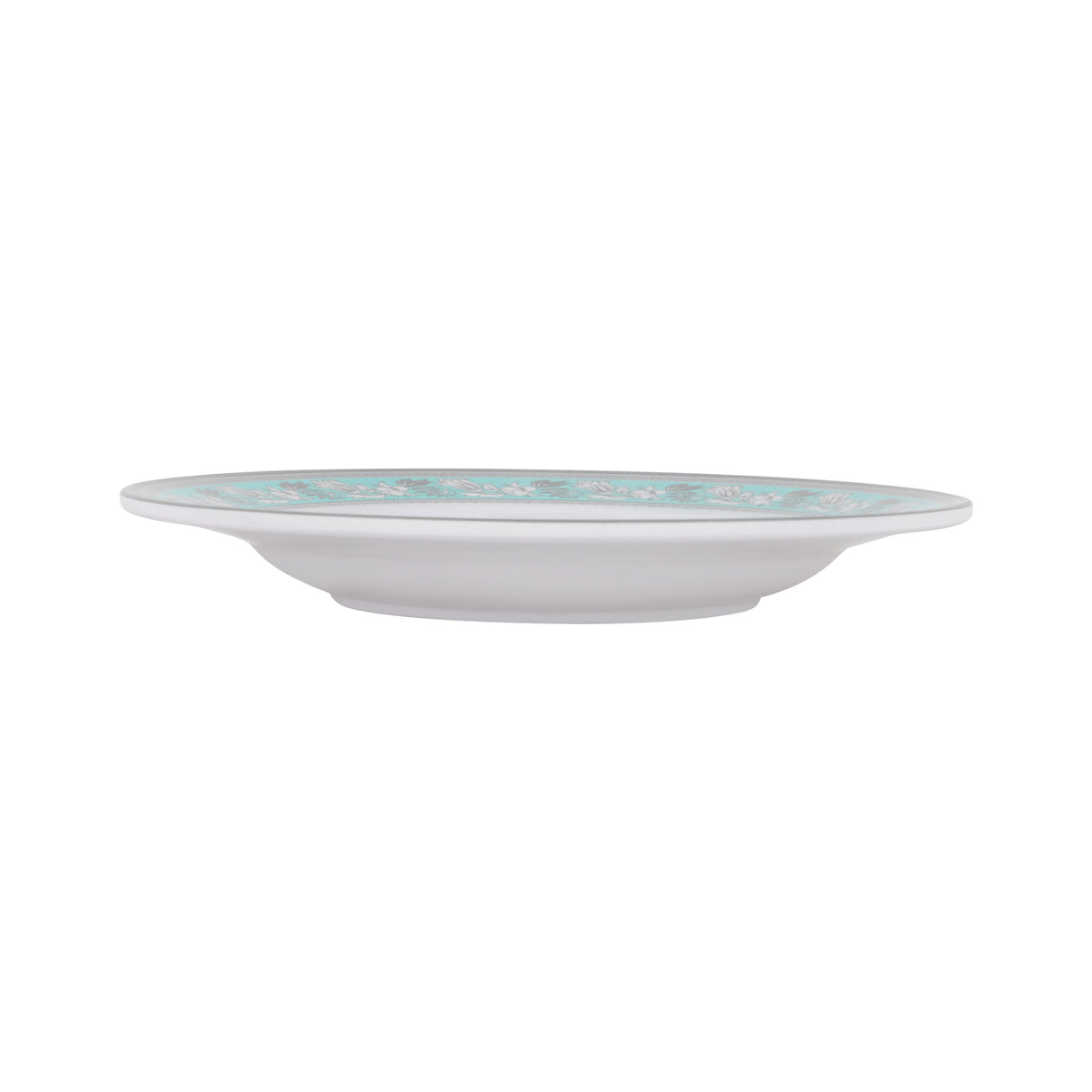 Royalford RF12707 10" melamine deep dinner plate| durable chip-resistant build and lightweight design| elegant finish, dishwasher and freezer safe for daily use|