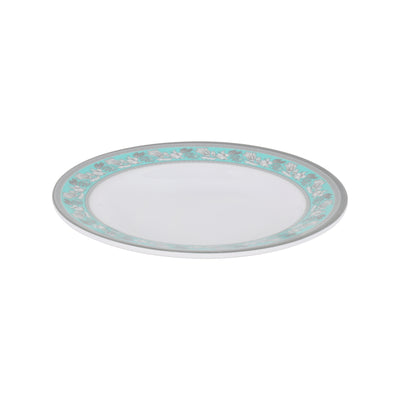 Royalford RF12707 10" melamine deep dinner plate| durable chip-resistant build and lightweight design| elegant finish, dishwasher and freezer safe for daily use|