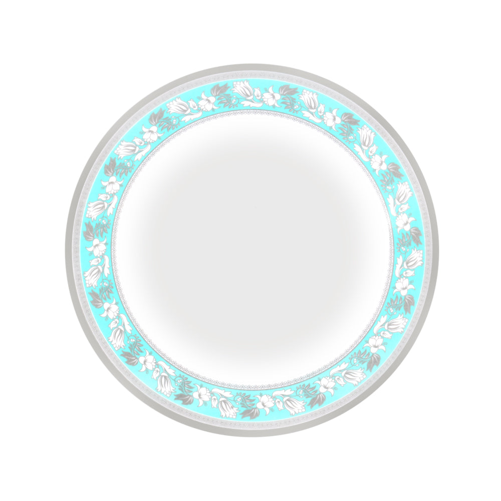 Royalford RF12707 10" melamine deep dinner plate| durable chip-resistant build and lightweight design| elegant finish, dishwasher and freezer safe for daily use|