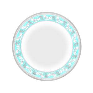 Royalford RF12707 10" melamine deep dinner plate| durable chip-resistant build and lightweight design| elegant finish, dishwasher and freezer safe for daily use|