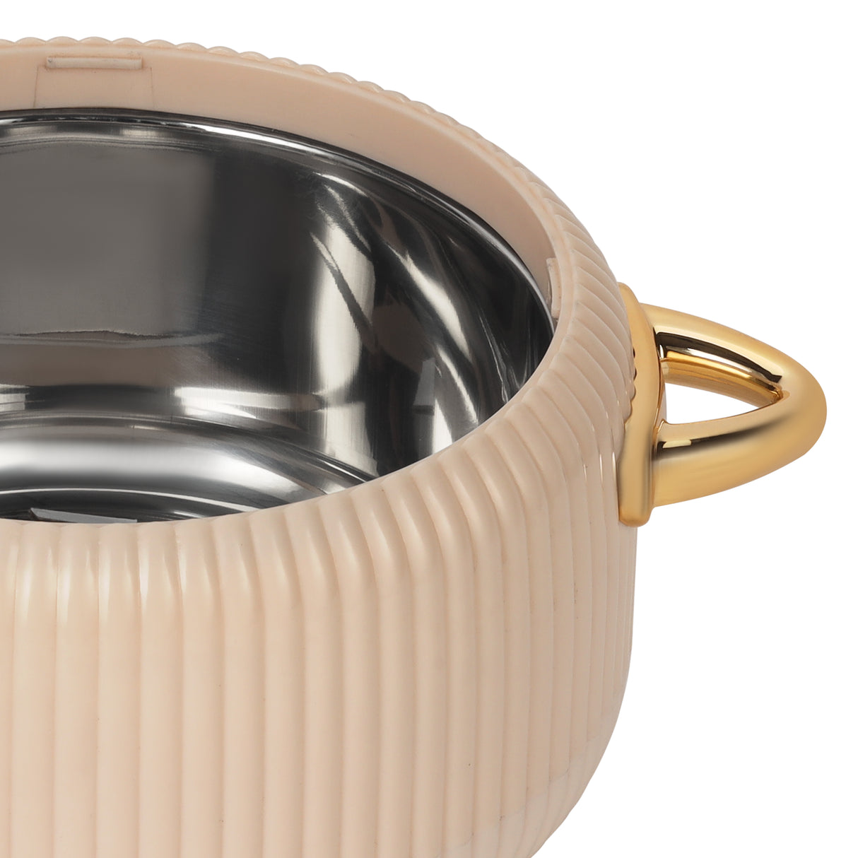 Royalford RF12710 Pearl Insulated Hot Pot 2400ml | Stainless Steel Inner Casserole |  PU Insulation | Durable PP Outer Body & Firm Twist Lock Lid | Perfect for Serving