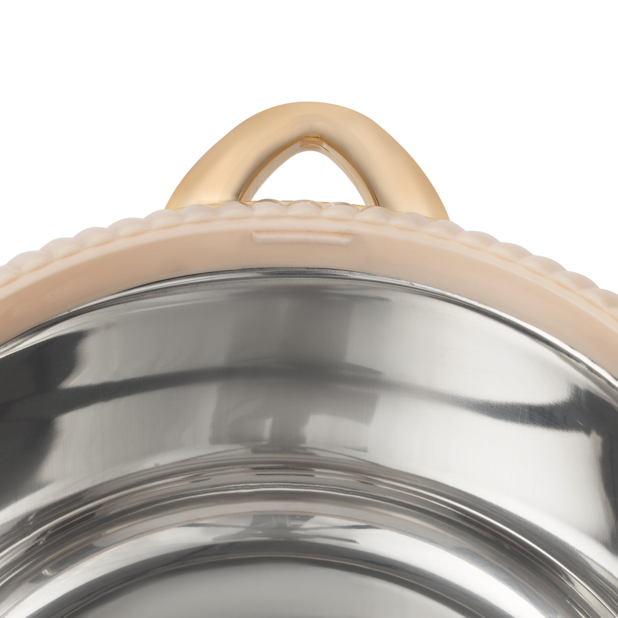 Royalford RF12710 Pearl Insulated Hot Pot 2400ml | Stainless Steel Inner Casserole |  PU Insulation | Durable PP Outer Body & Firm Twist Lock Lid | Perfect for Serving
