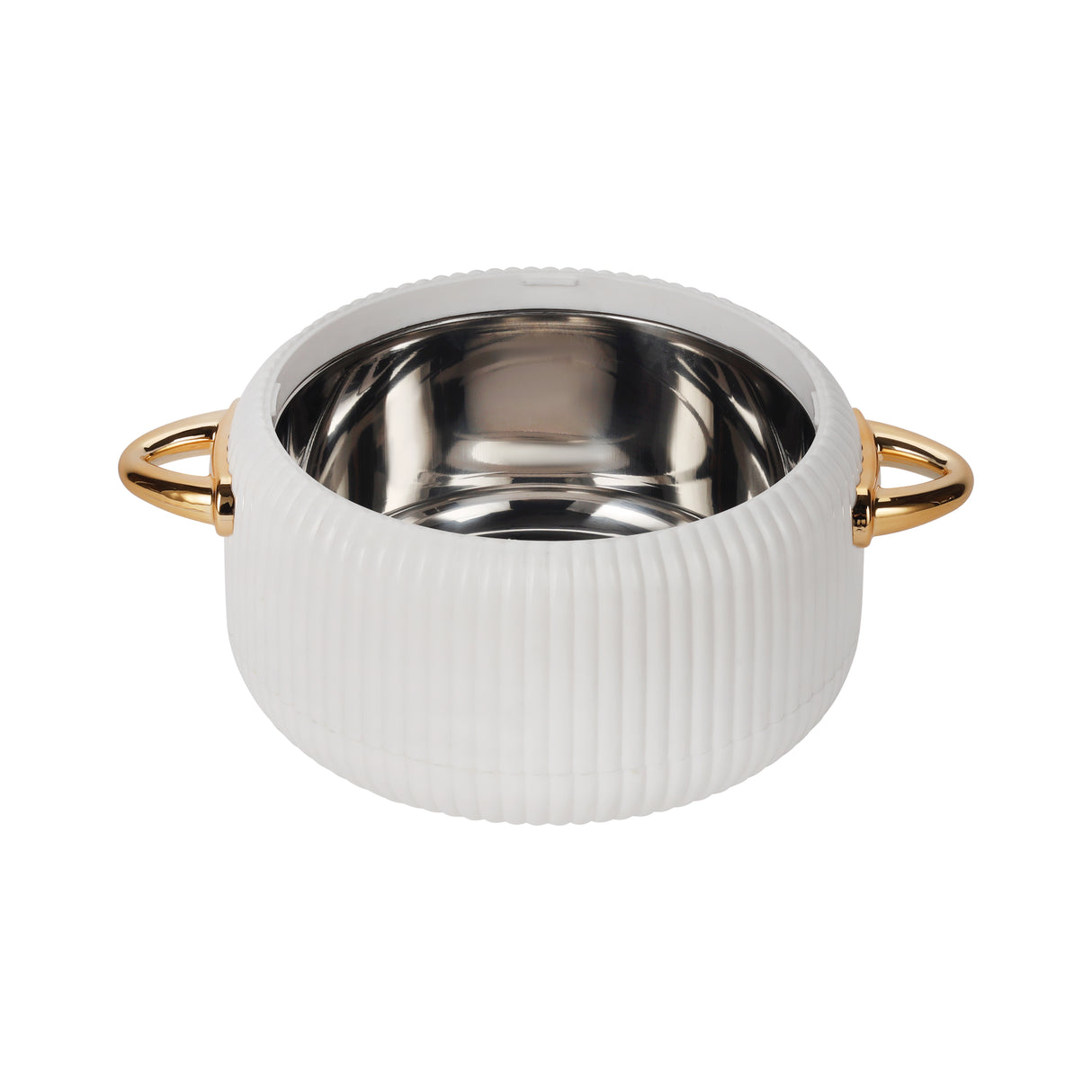 Royalford RF12711 2800ml Pearl Insulated Hot Pot |  Stainless Steel Inner Casing | Super PU Insulation | Firm Twist Lock Lid & Durable PP Outer Body for Hot Food Storage