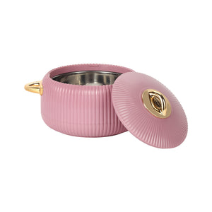 Royalford RF12712 Pearl Insulated Hot Pot 3PC Set |stainless steel inner casing| durable PP outer body and PU insulation to keep food hot| fresh and flavorful for longer.