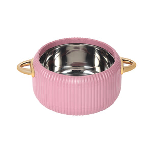 Royalford RF12712 Pearl Insulated Hot Pot 3PC Set |stainless steel inner casing| durable PP outer body and PU insulation to keep food hot| fresh and flavorful for longer.