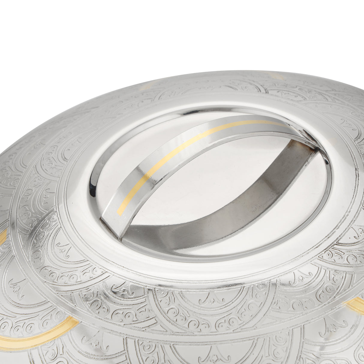 Royalford RF12717 Tuffah Stainless Steel Hot Pot 5000 ml | Double Wall Vacuum Insulated Hot Food Server with Firm Twist Lock Lid | Perfect for Serving Meals Hot & Fresh