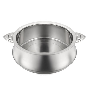 Royalford RF12719 Suhur Hot Pot 3500ml | Stainless Steel Double Wall Vacuum Insulated Food Warmer | Twist Lock Lid |Easy Carry Handles for Home Dining & Serving Use