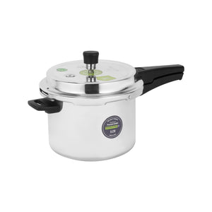 Royalford RF12721 4-in-1 Aluminium Cookware Set | including a 5L pressure cooker | non-stick tawa, appachatti, nylon spoon, durable design for everyday kitchens.