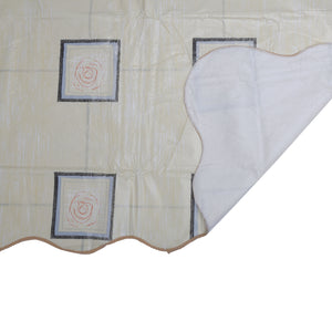 RoyalFord RF1272-TC PVC Table Cloth | Oblong Waterproof Decorative Table Cover | Durable Easy Clean Reusable Dining Kitchen Table Protector | Ideal for dining & events