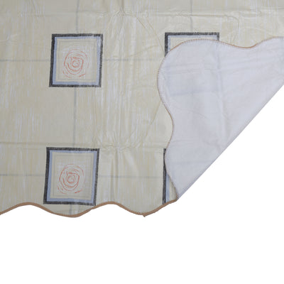 RoyalFord RF1272-TC PVC Table Cloth | Oblong Waterproof Decorative Table Cover | Durable Easy Clean Reusable Dining Kitchen Table Protector | Ideal for dining & events
