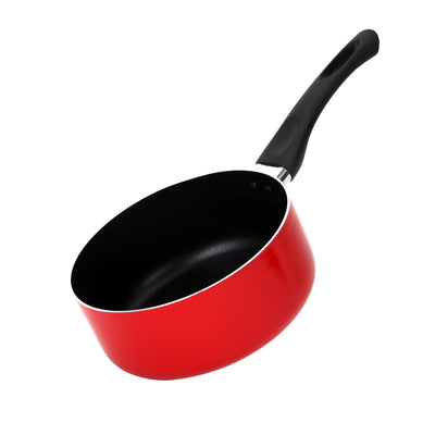 Royalford RF12731 18cm Non-Stick Saucepan |  Durable Aluminium Body | Easy Clean Interior Coating & Heat Resistant Ergonomic Handle | Perfect for Everyday Cooking Use